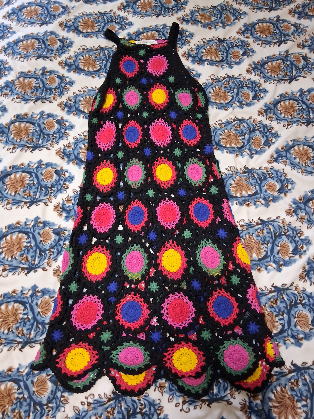H&M Black Crochet Dress